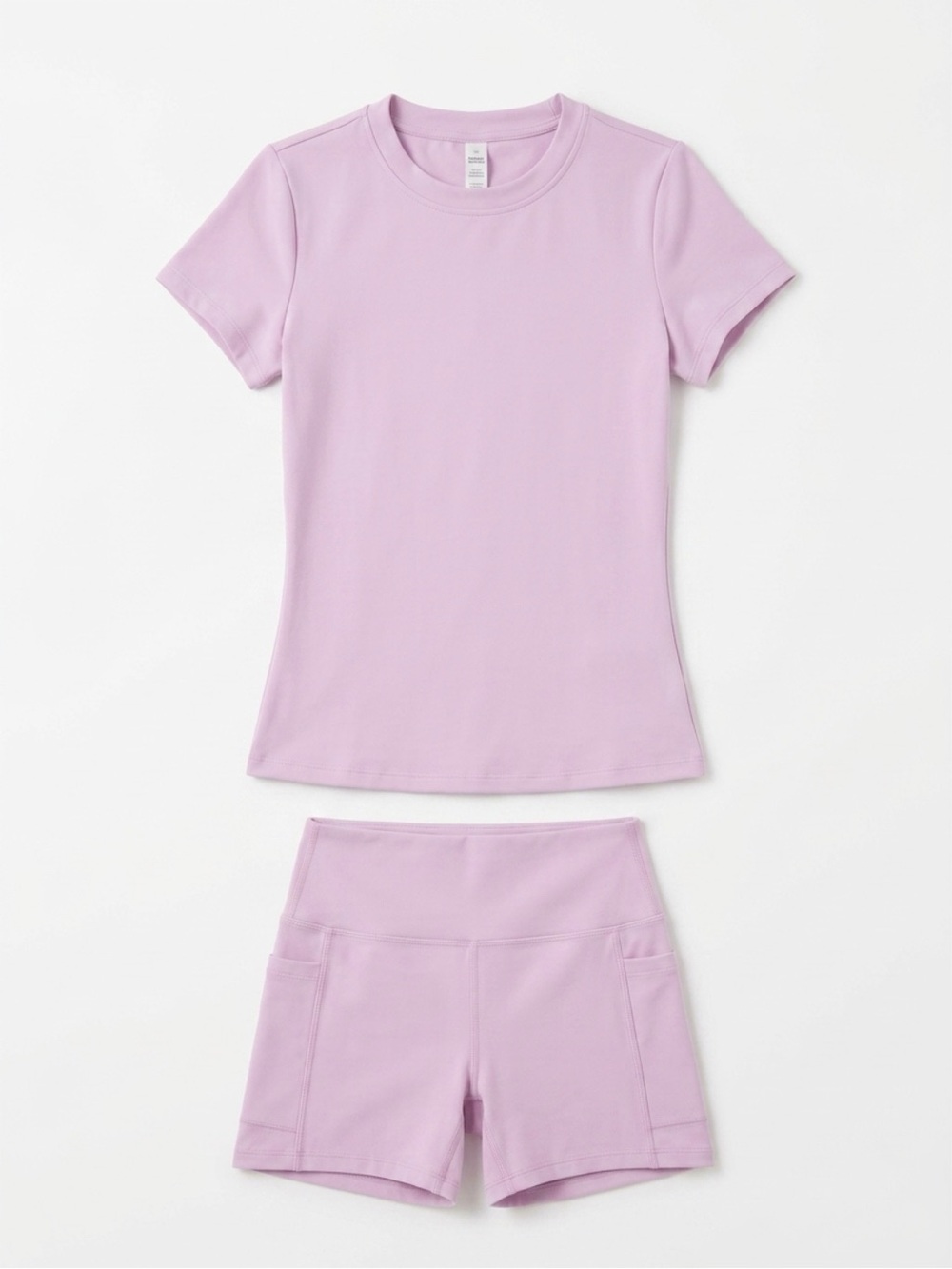 Viral Compression Activewear Matching Set | Pink | Large